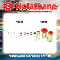 Nolathane Control arm bush kit for HOLDEN RODEO TFR 4/6CYL 2WD 2/1988-2/2003