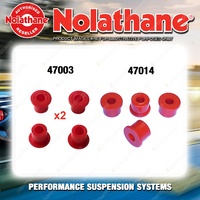 Nolathane Spring eye & shackle bush kit for ISUZU BIGHORN UBS13 16 52 4CYL