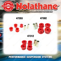 Nolathane Spring eye & shackle bush kit for JEEP CHEROKEE XJ 4/6CYL 1984-2001