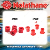 Nolathane Spring eye & shackle bush kit for KIA PREGIO 3VRS CT 4CYL 2002-2006