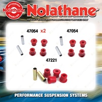 Nolathane Spring eye & shackle bush kit for MAZDA E SERIES - 4CYL 1977-1978