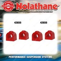 Nolathane Sway bar mount bush kit for MAZDA MAZDA3 BK EXCL MPS 4CYL 2003-9/2009