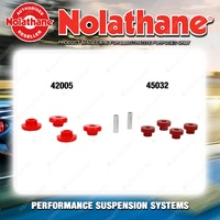 Nolathane Control arm bush kit for MAZDA RX3 MK1 2R 3/1972-1977 High Quality