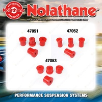 Nolathane Spring eye & shackle bush kit for MAZDA RX3 MK1 2R 3/1972-1977