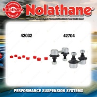 Nolathane Sway bar link & bush kit for MITSUBISHI GALANT HG HH 4CYL FWD