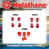 Nolathane Spring eye shackle bush kit for MITSUBISHI L200 MA MB MC MD 4CYL 2WD