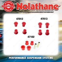 Nolathane Spring eye shackle bush kit for MITSUBISHI TRITON MK 6CYL 2WD