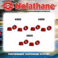 Nolathane Shock absorber bush kit for NISSAN 520 E12 4CYL 1968-1969