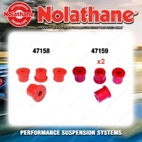 Nolathane Spring eye shackle bush kit for NISSAN BLUEBIRD SERIES 1 2 AND 3 4CYL