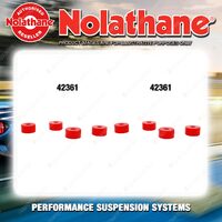 Nolathane Shock absorber bush kit for NISSAN CIVILIAN BUS W40 4CYL 1984-4/1999