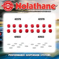 Nolathane Sway bar link bush & washers kit for NISSAN MISTRAL R20 4CYL 1997-2000