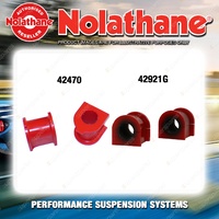 Nolathane Sway bar mount bush kit for TOYOTA FORTUNER GUN156 6CYL 4WD 2015-ON