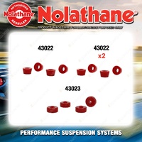 Nolathane Shock absorber bush kit for TOYOTA LANDCRUISER PZJ70 73 6CYL 1990-1991