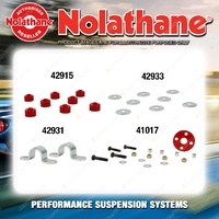 Front Nolathane Suspension Bush Kit for CHRYSLER CENTURA KB KC 6CYL 1975-1978