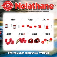 Front Nolathane Suspension Bush Kit for DAIHATSU RUGGER F77 F87 CAB CHASSIS