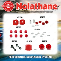 Front Nolathane Suspension Bush Kit for FORD CORSAIR UA 4CYL 11/1989-12/1992