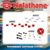 Front Nolathane Suspension Bush Kit for FORD CORTINA TC TD 4/6CYL 8/1971-6/1977