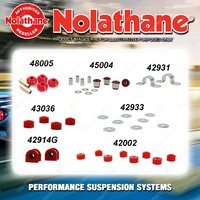 Front Nolathane Suspension Bush Kit for FORD CORTINA TE TF 4/6CYL 6/1977-8/1982