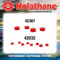 Front Nolathane Suspension Bush Kit for HOLDEN SHUTTLE WFR 4CYL 3/1982-12/1991