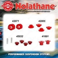 Front Nolathane Suspension Bush Kit for MAZDA 323 FA HATCHBACK RWD 1977-1980