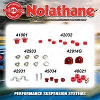 Front Nolathane Suspension Bush Kit for MAZDA RX7 SA SERIES I II III 2R