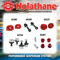 Front Nolathane Suspension Bush Kit for MITSUBISHI V3000 KR KS 6CYL 1991-1996