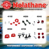 Front Nolathane Suspension Bush Kit for MITSUBISHI VERADA KL KW 6CYL 2003-2005