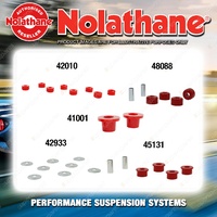 Front Nolathane Suspension Bush Kit for NISSAN 180B P610 4CYL 9/1972-10/1977