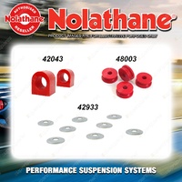 Front Nolathane Suspension Bush Kit for NISSAN 300C Y30 6CYL 5/1984-5/1986