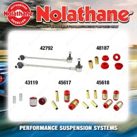 Front Nolathane Suspension Bush Kit for NISSAN 350Z Z33 6CYL 10/2003-2009