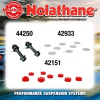 Front Nolathane Suspension Bush Kit for NISSAN MARCH K10 4CYL 10/1982-12/1992