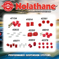 Front Nolathane Suspension Bush Kit for NISSAN NAVARA D21 6CYL 4WD 1986-1997