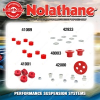 Front Nolathane Suspension Bush Kit for NISSAN SKYLINE C210 4CYL 1978-1981