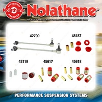 Front Nolathane Suspension Bush Kit for NISSAN SKYLINE V35 6CYL RWD 2003-2007