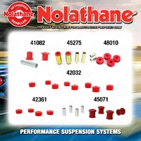 Front Nolathane Suspension Bush Kit for NISSAN URVAN E23 4CYL 4/1980-10/1986