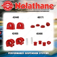 Front Nolathane Suspension Bush Kit for SUBARU BRUMBY AS 4CYL 1982-6/1994