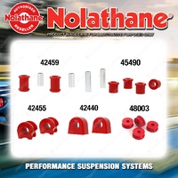 Front Nolathane Suspension Bush Kit for SUBARU LEONE L SERIES INCL RX TURBO