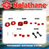 Front Nolathane Suspension Bush Kit for SUZUKI BALENO SY416 418 4CYL 1995-2000