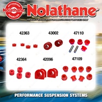 Front Nolathane Suspension Bush Kit for SUZUKI SIERRA SJ413 4CYL 1985-1996