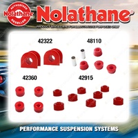 Front Nolathane Suspension Bush Kit for TOYOTA HILUX RN10 13 15 16 2WD 1968-1972