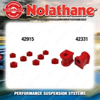 Front Nolathane Suspension Bush Kit for TOYOTA MR2 AW11 SW20 4CYL 1987-8/1999