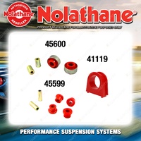 Front Nolathane Suspension Bush Kit for VOLKSWAGEN GOLF MK4 TYP 1J FWD 1997-2003