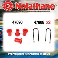 Rear Nolathane Suspension Bush Kit for CHRYSLER LANCER LA LB LC 4CYL 1974-8/1981