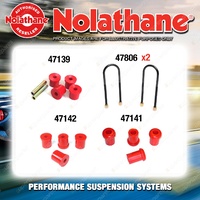 Rear Nolathane Suspension Bush Kit for CHRYSLER VALIANT CL CM 8CYL 1976-1981