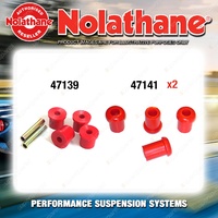 Rear Nolathane Suspension Bush Kit for CHRYSLER VALIANT RV1 6CYL 1/1962-3/1962