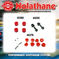 Rear Nolathane Suspension Bush Kit for DAIHATSU APPLAUSE A101 4CYL 1989-1999