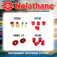 Rear Nolathane Bush Kit for DAIHATSU F25 F55 F65 PICKUP CAB CHASSIS TRAY BACK