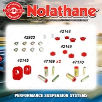 Rear Nolathane Suspension Bush Kit for FORD BRONCO 3RD GEN 6/8CYL 4WD 1982-1987