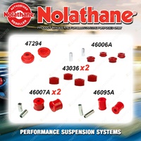 Rear Nolathane Suspension Bush Kit for FORD CORTINA TE TF 4/6CYL 6/1977-8/1982