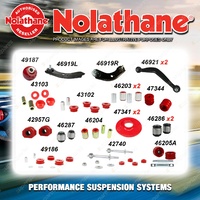 Rear Nolathane Suspension Bush Kit for FORD FAIRLANE BA BF 6/8CYL 7/2003-12/2007